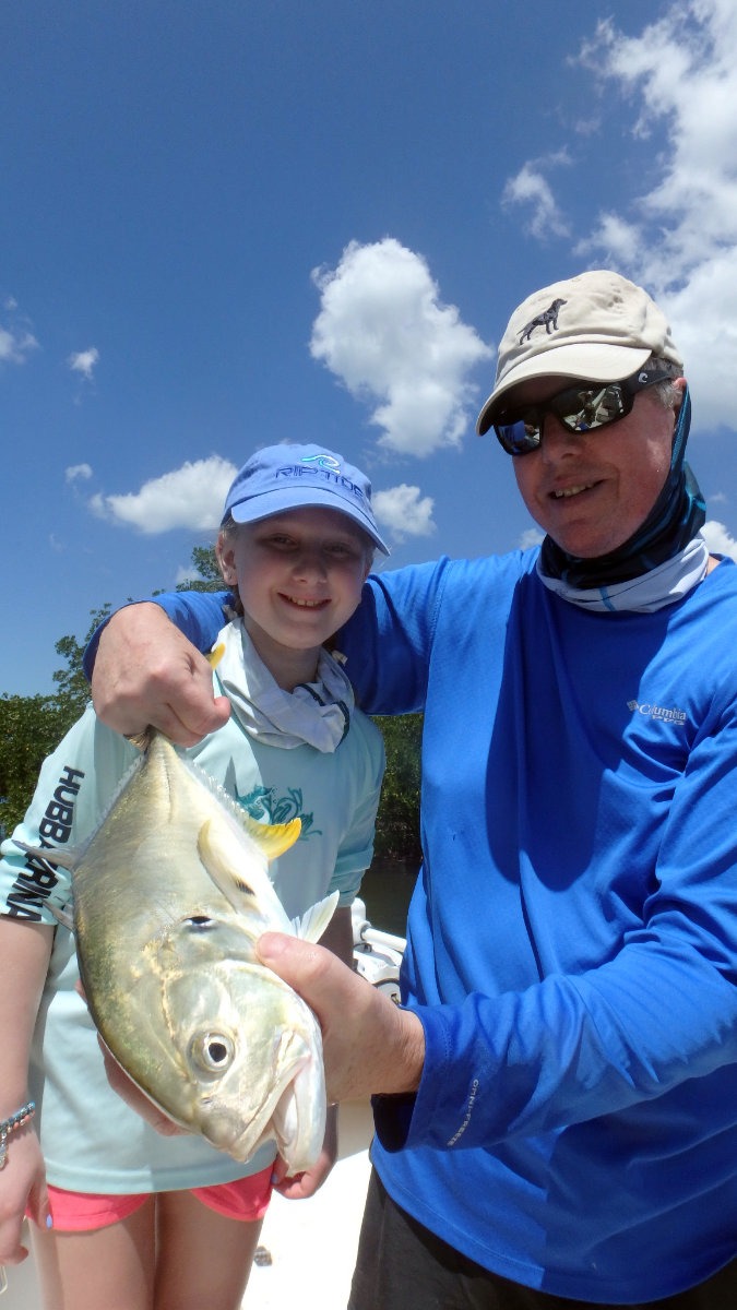 Kids love to fish with Captain Tim and 5th Day Adventures