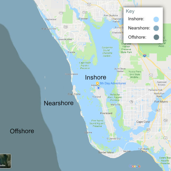 Inshore fishing Map